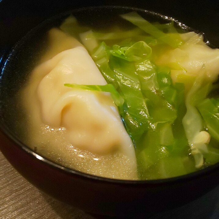 時短料理！冷凍餃子の簡単スープ